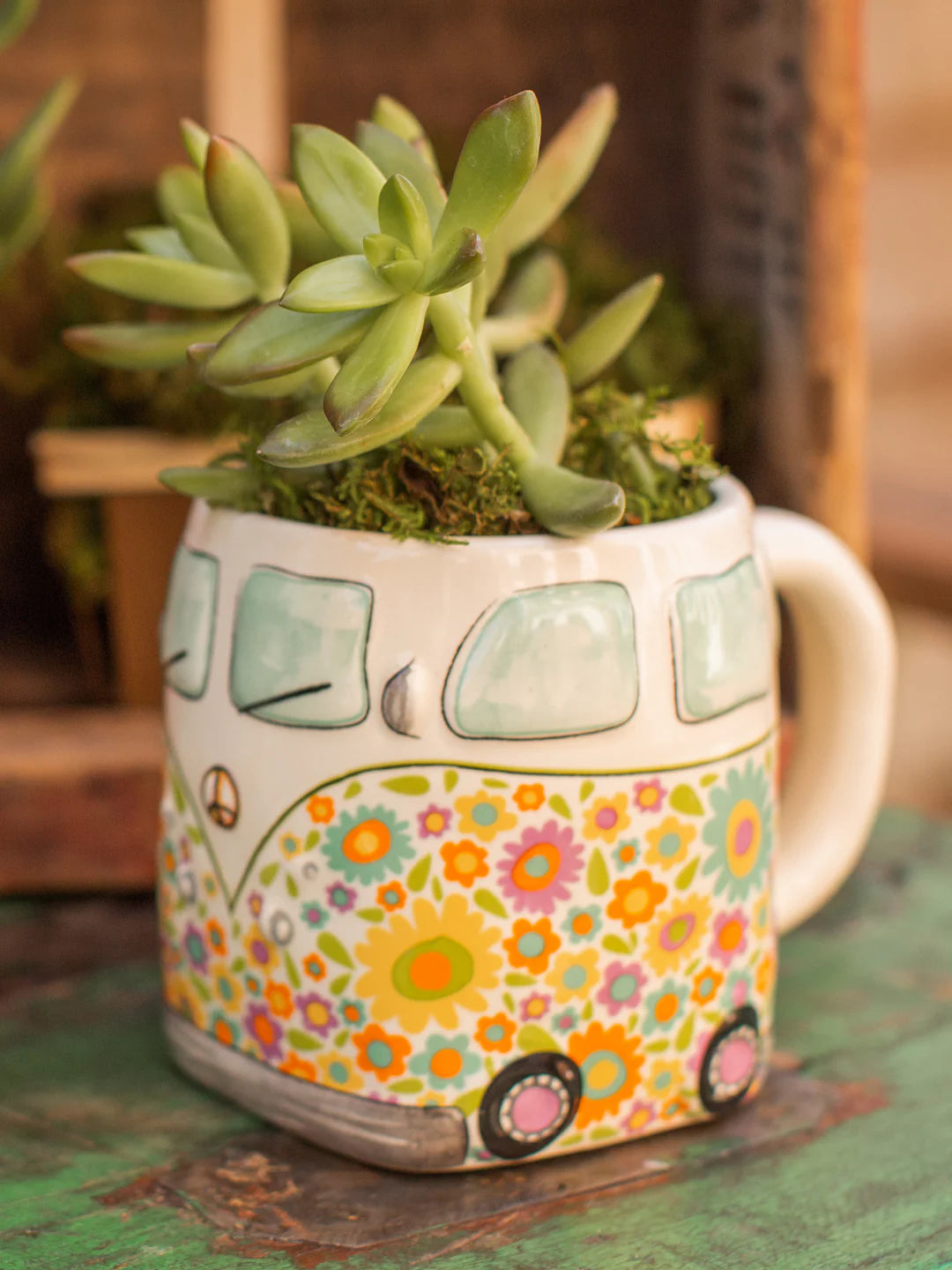 FOLK MUG CERAMIC FOLLOW HEART