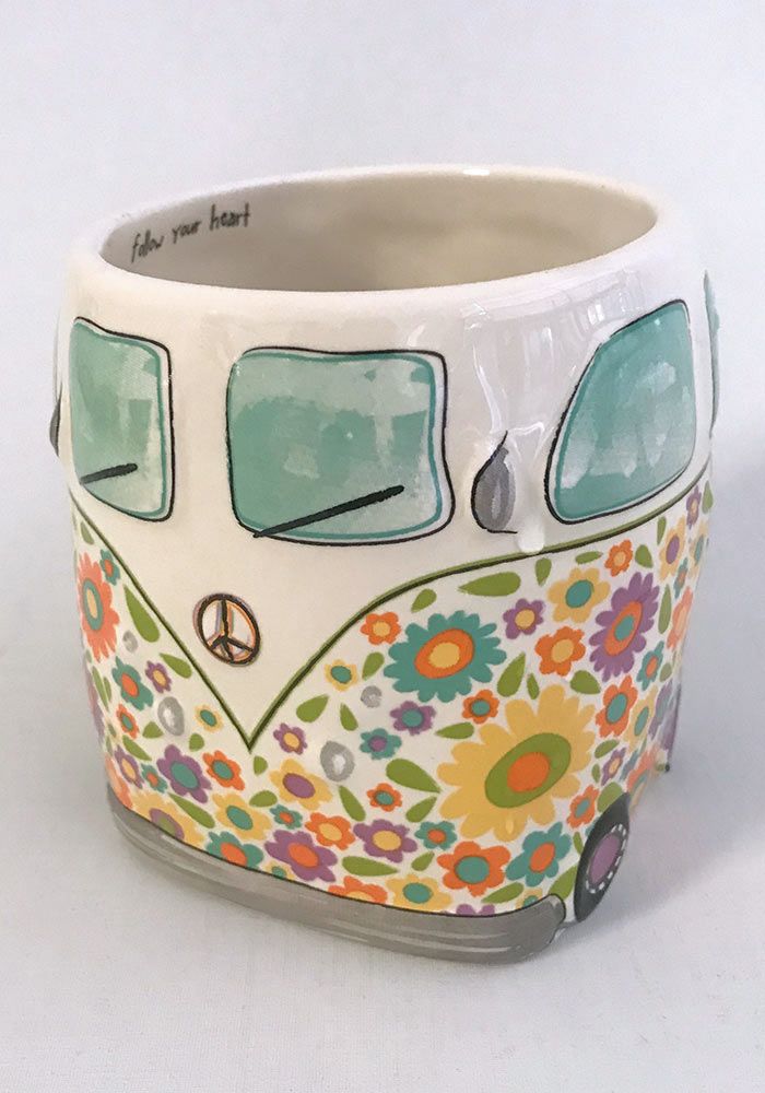 FOLK MUG CERAMIC FOLLOW HEART
