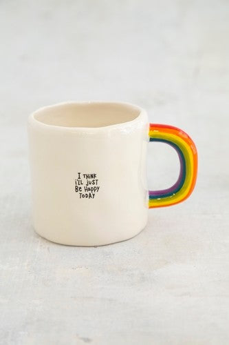Rainbow Mug I'll Just Be Happy