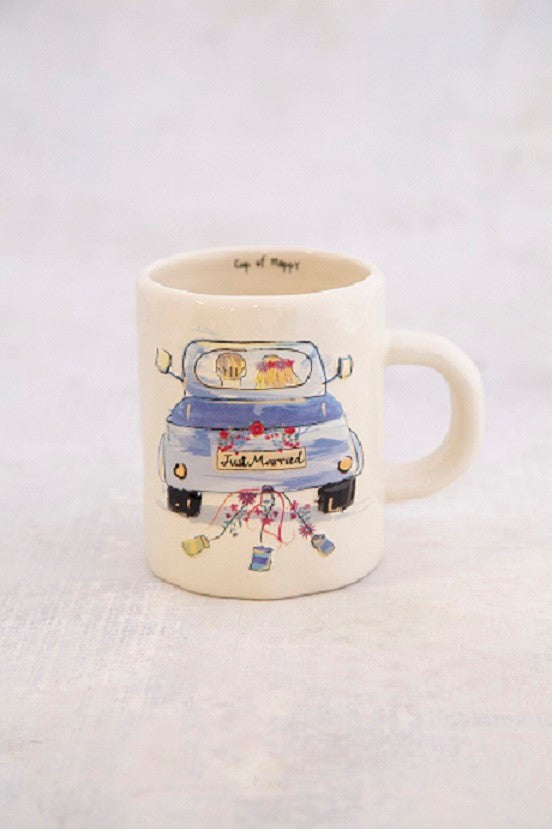 Embossed Mug Just Married