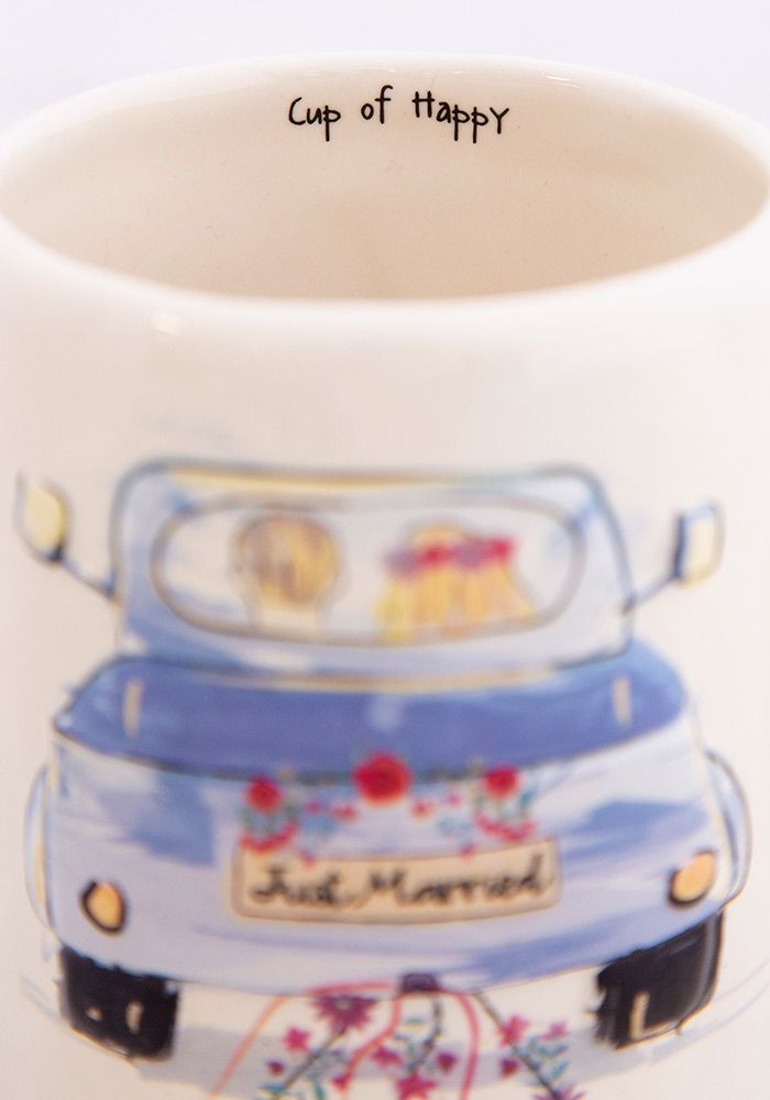 Embossed Mug Just Married