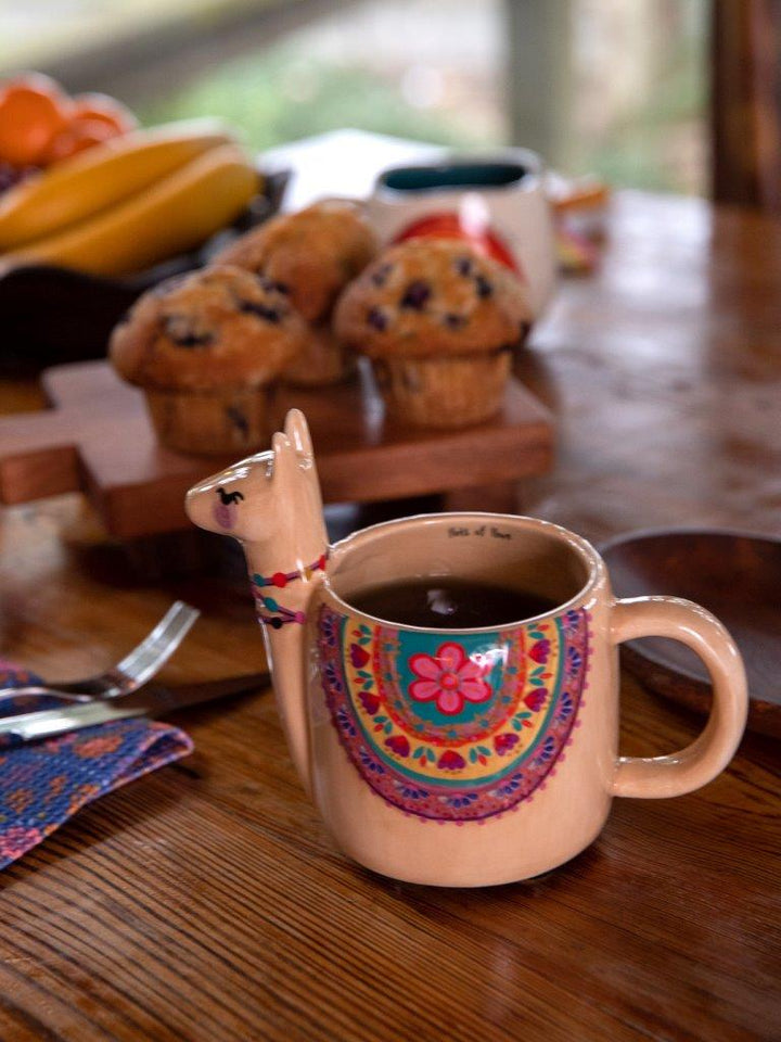 Folk Art Mug - Llama