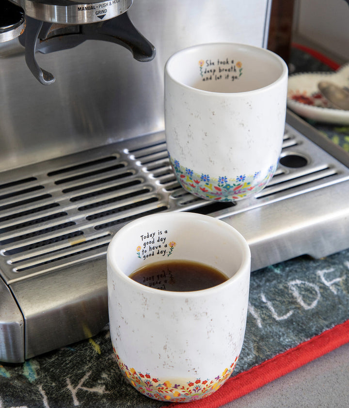 Tumbler Mugs S/2 Today Good Day