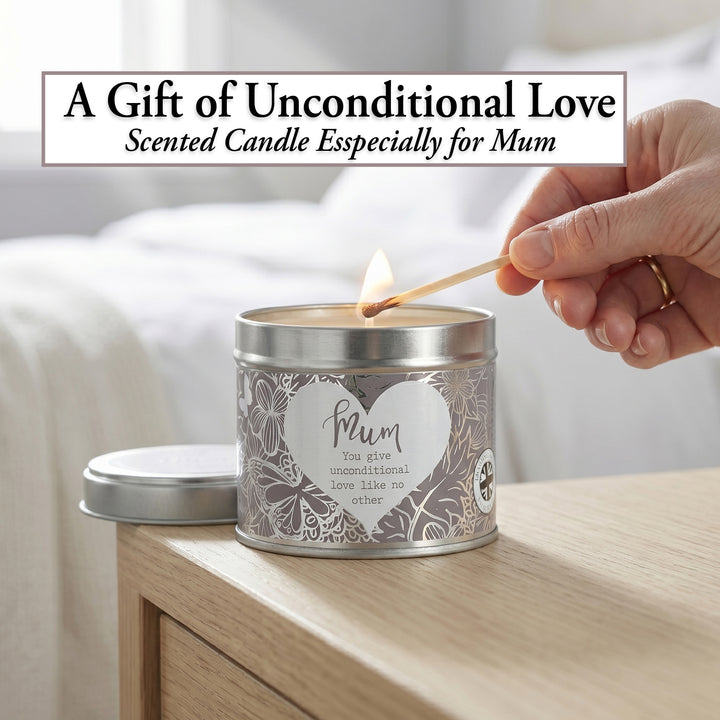 Candle In Tin Mum