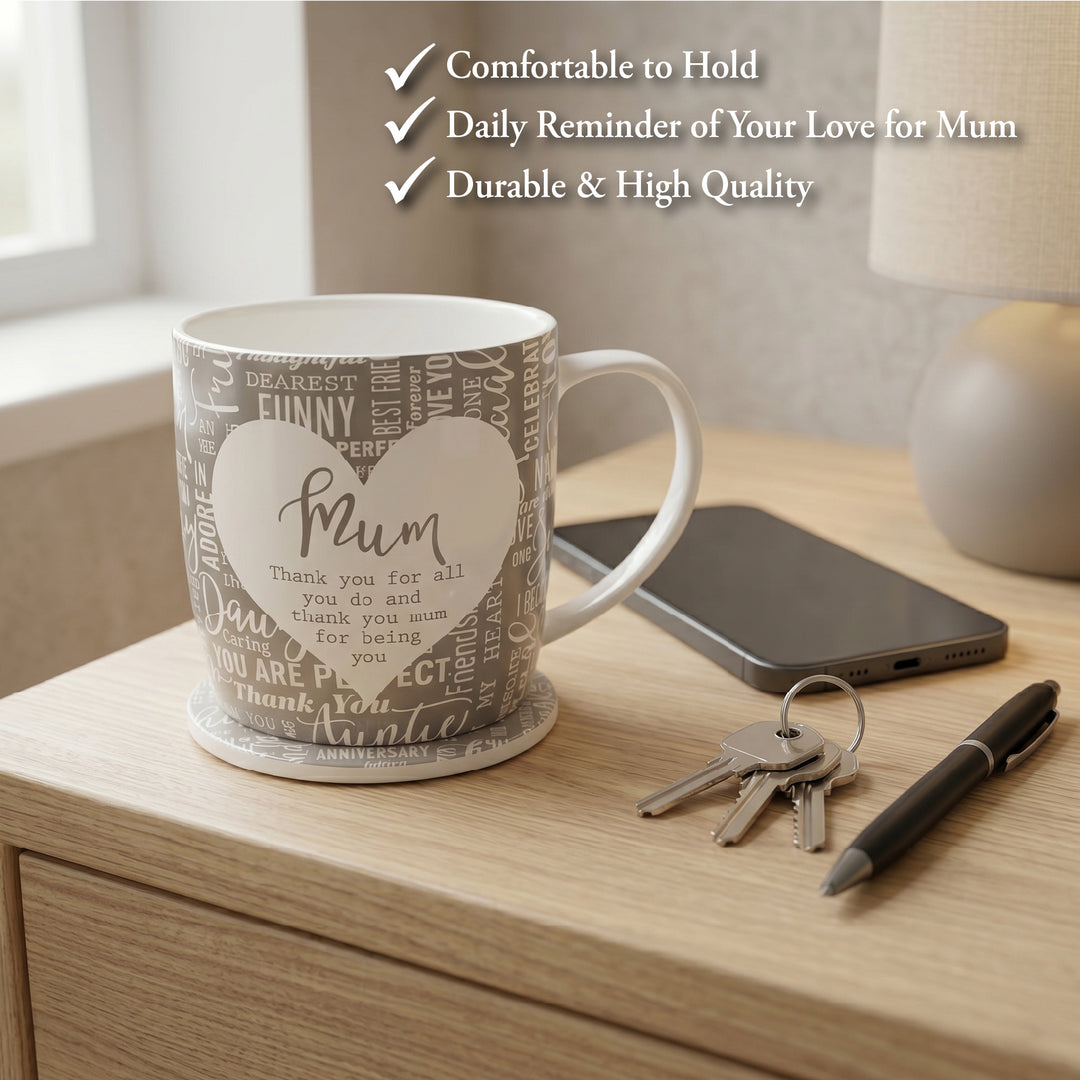 Mug & Coaster Mum