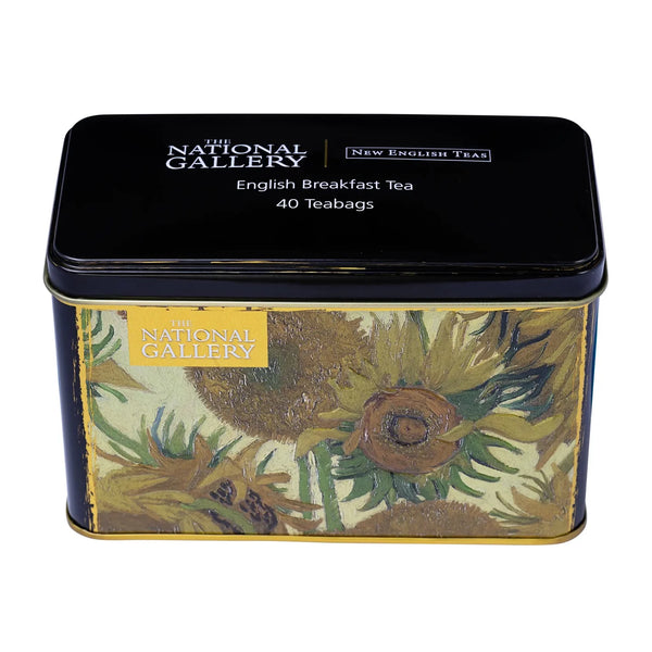 TEA NG VAN GOGH SUNFLOWERS TIN 40 BAG EB