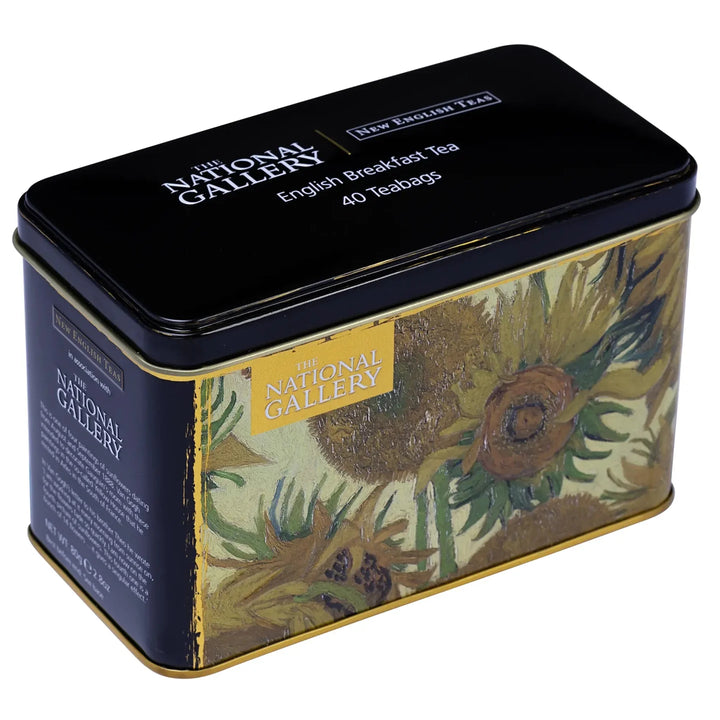 TEA NG VAN GOGH SUNFLOWERS TIN 40 BAG EB