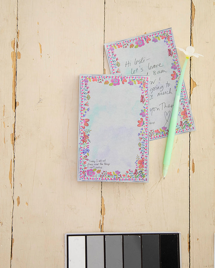 NOTEPAD TODAY I WILL NOT STRESS