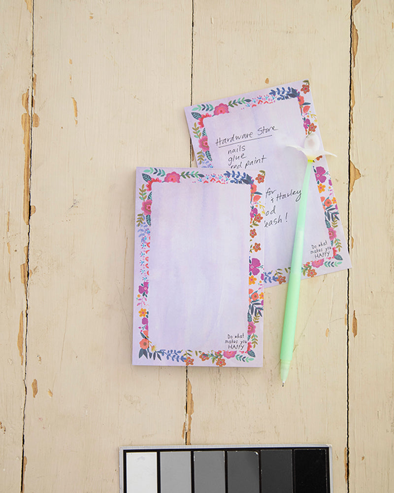 Mini Notepad Nz NOTEPAD DO WHAT MAKES HAPPY - Notepads | Artisanal – Artisanal New Zealand