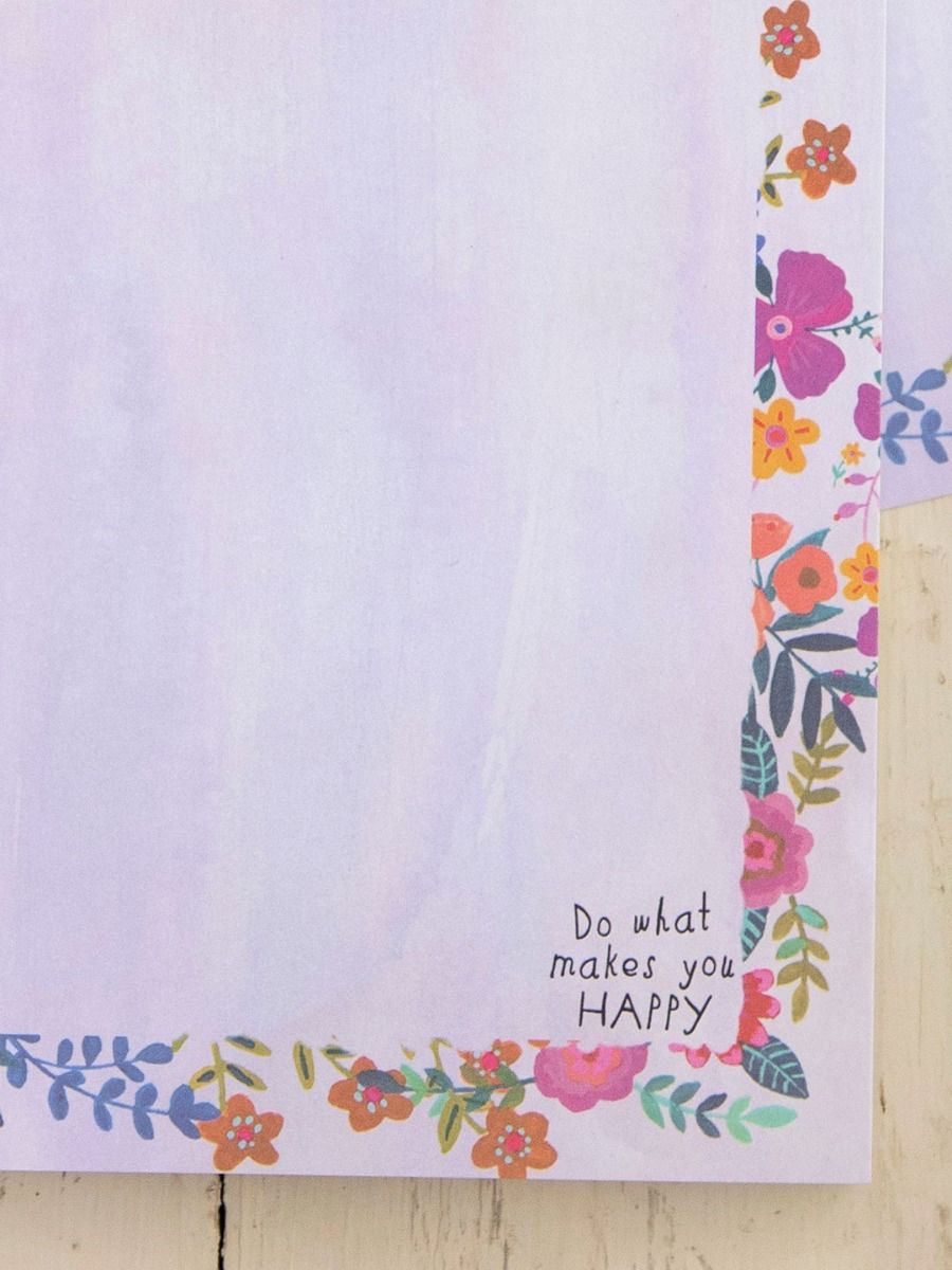 NOTEPAD DO WHAT MAKES HAPPY