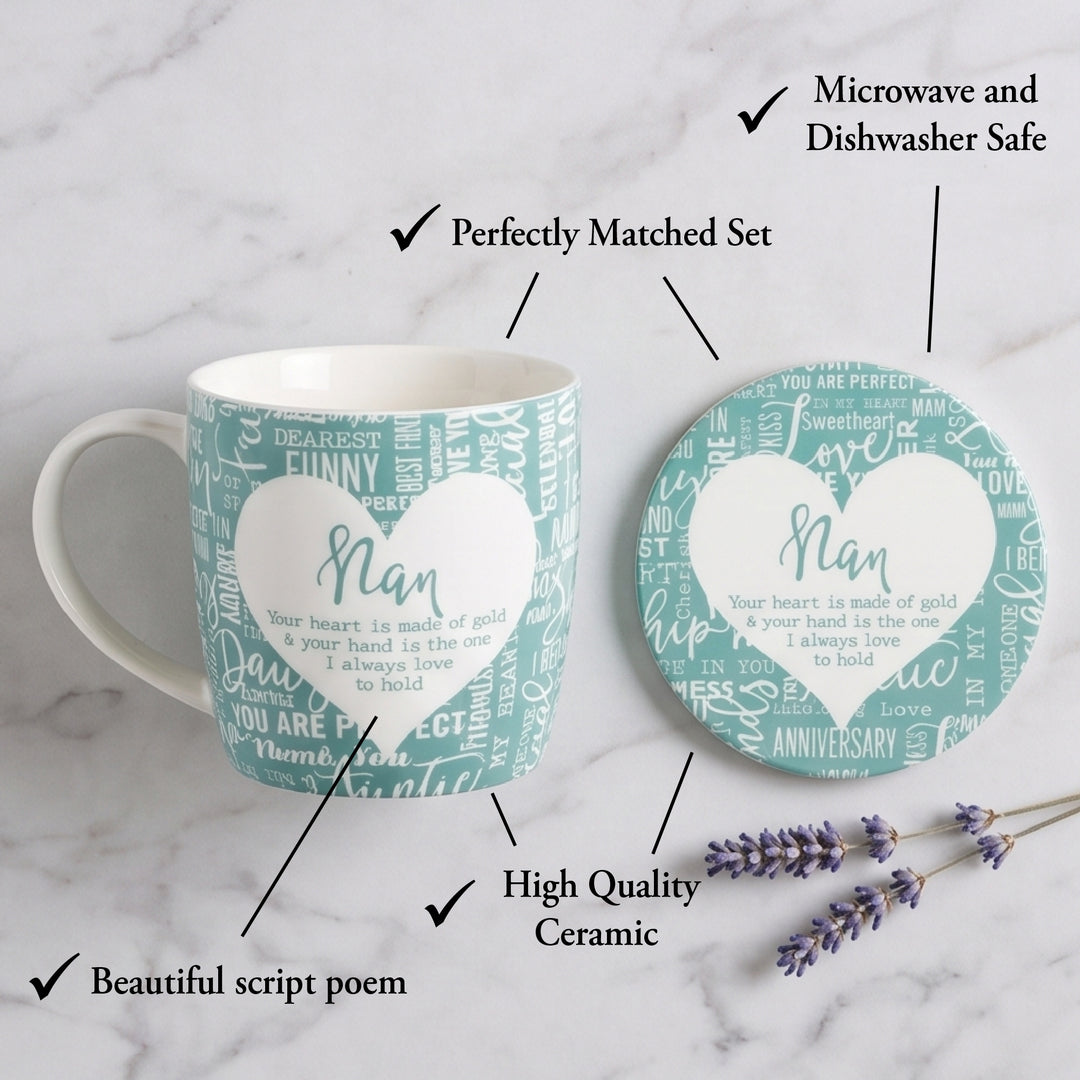 Mug & Coaster Nan
