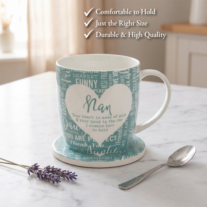 Mug & Coaster Nan