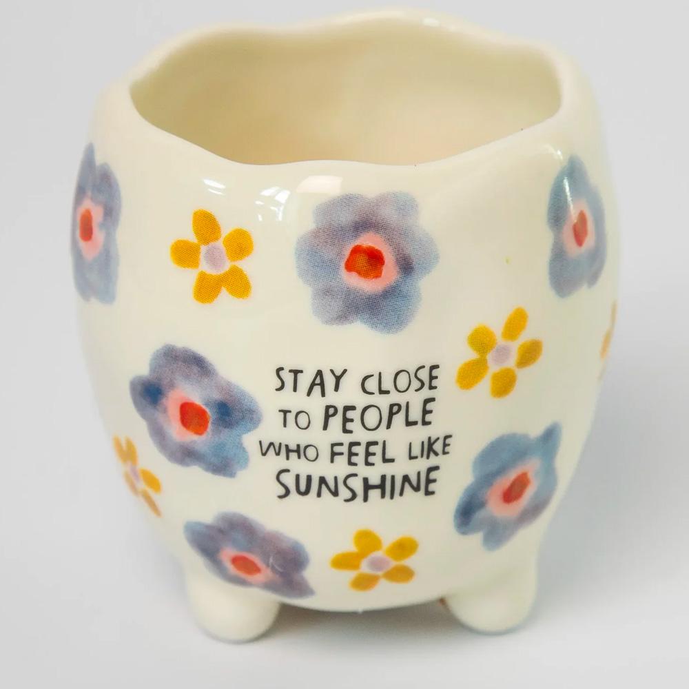 Mini Footed Planter - Stay Close