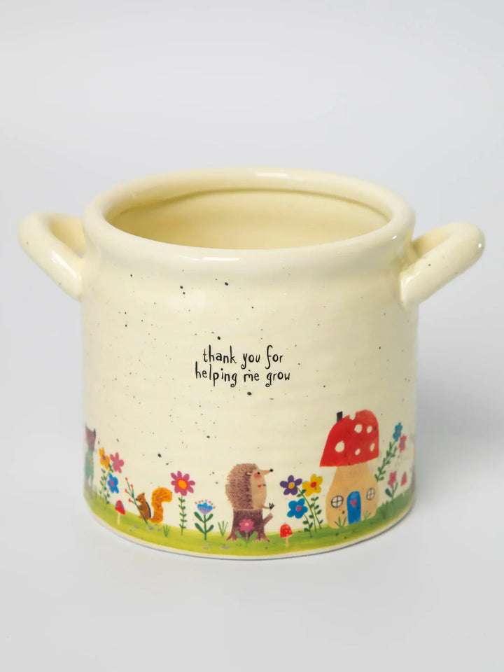 Crock Planter - Thank You MED