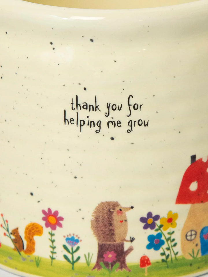 Crock Planter - Thank You MED