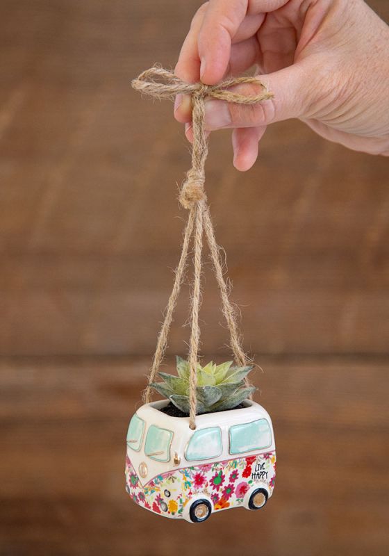 SUCCULENT CRITTER HANGING VAN