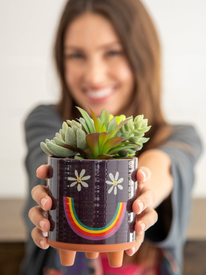 Artisan Planter Smiley