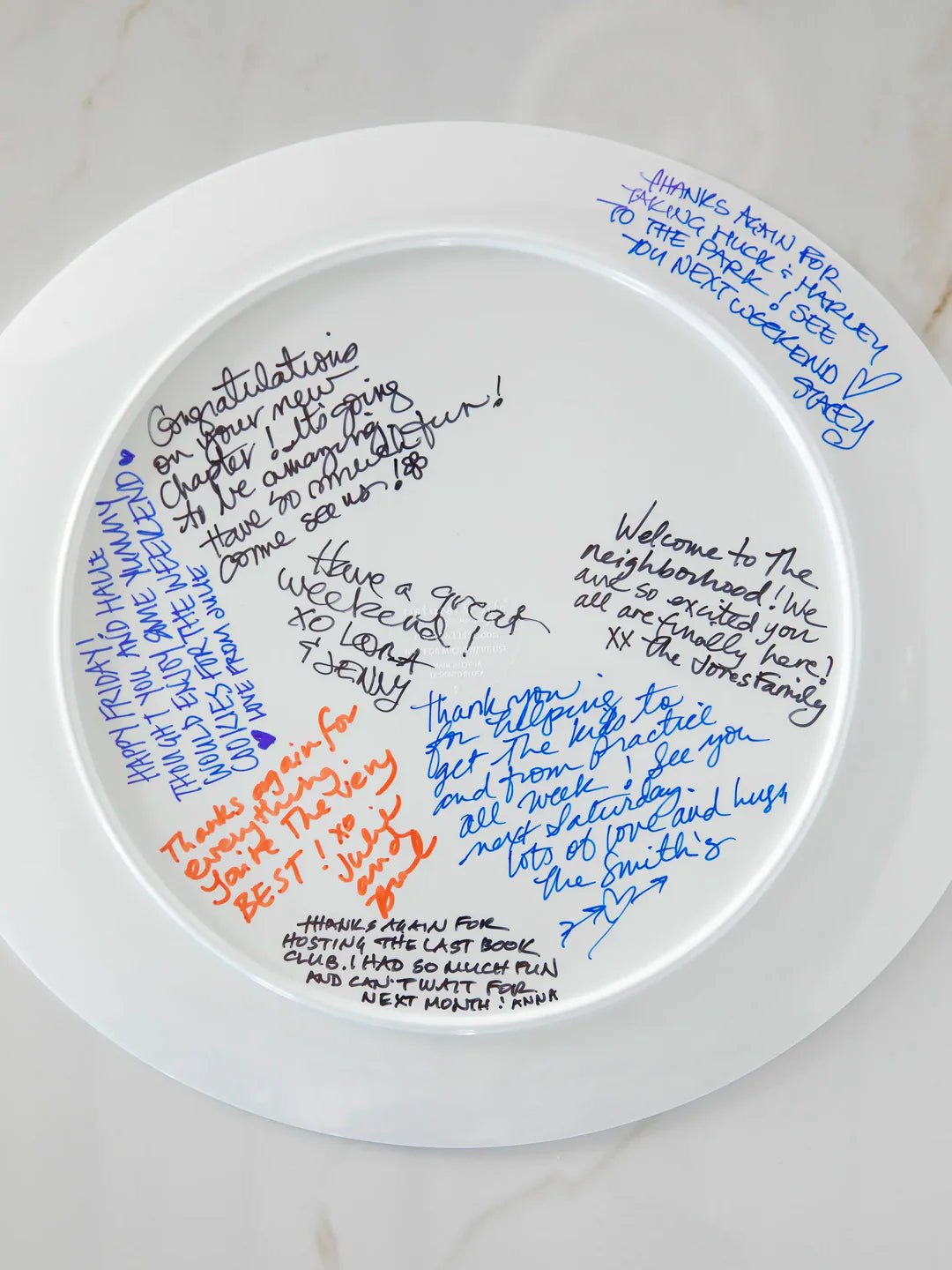 Melamine Giving Plate - Cream