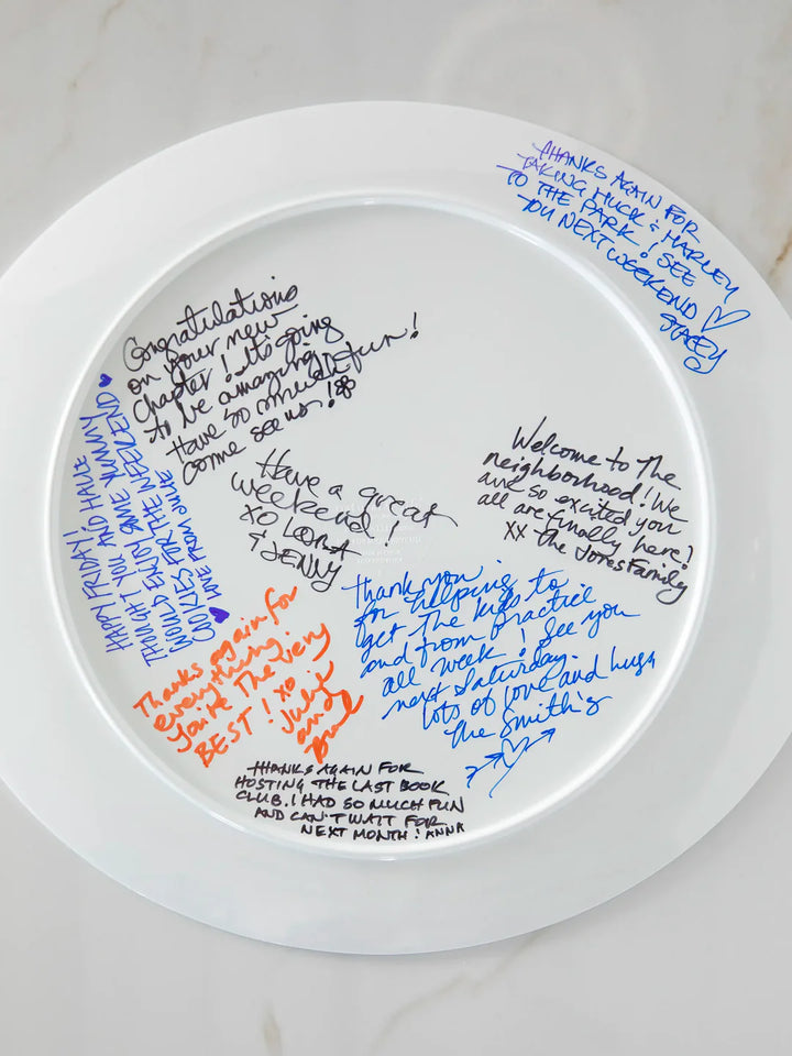 Melamine Giving Plate - Cream