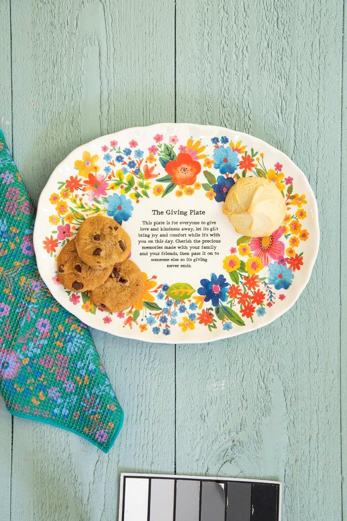 Giving Plate Bright Bouquetl