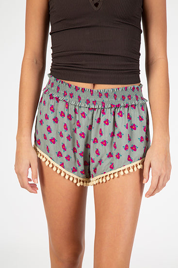 LOUNGE SHORT AQUA LILY XS/S