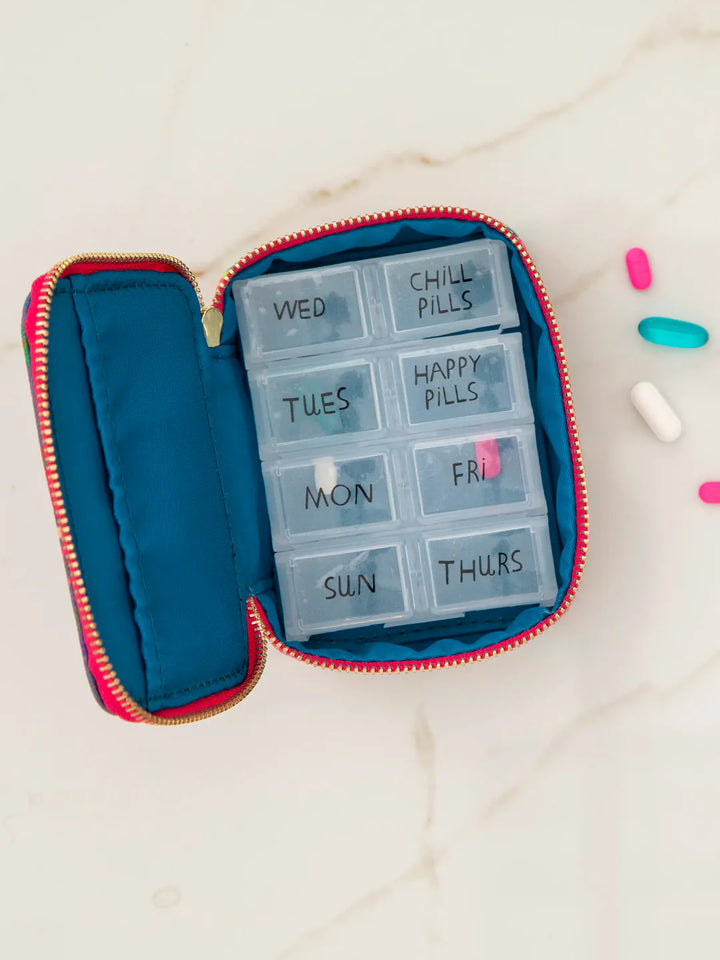 Getaway Daily Pill Case - Pink Neon