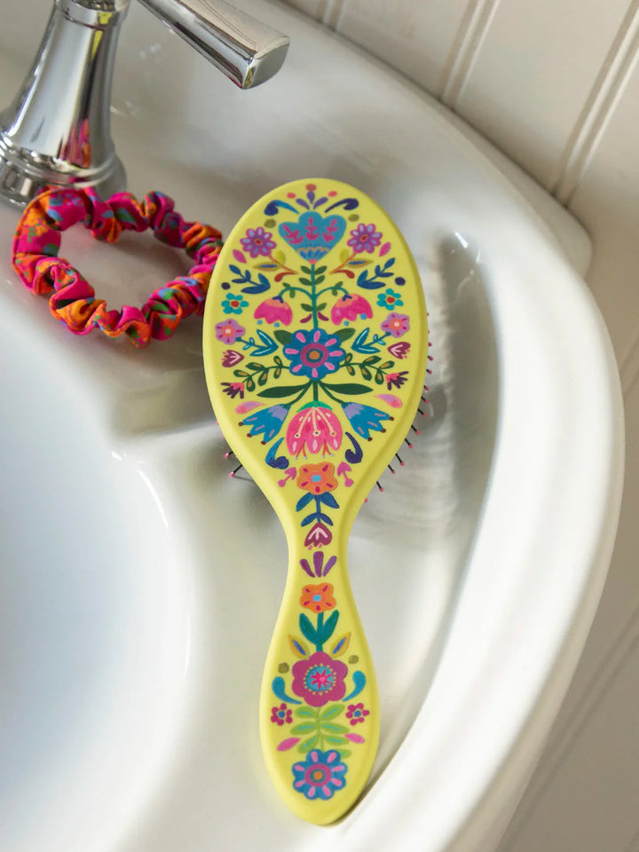 Detangling Hairbrush - Flowers