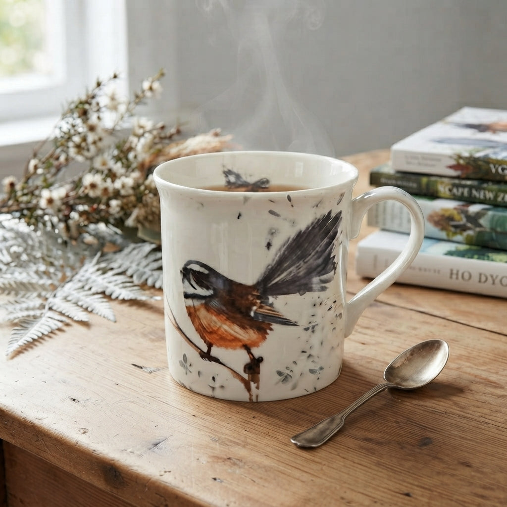 Piwakawaka - New Bone China Mug