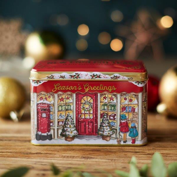 TEA CHRISTMAS SHOP TIN 40 BAG EB
