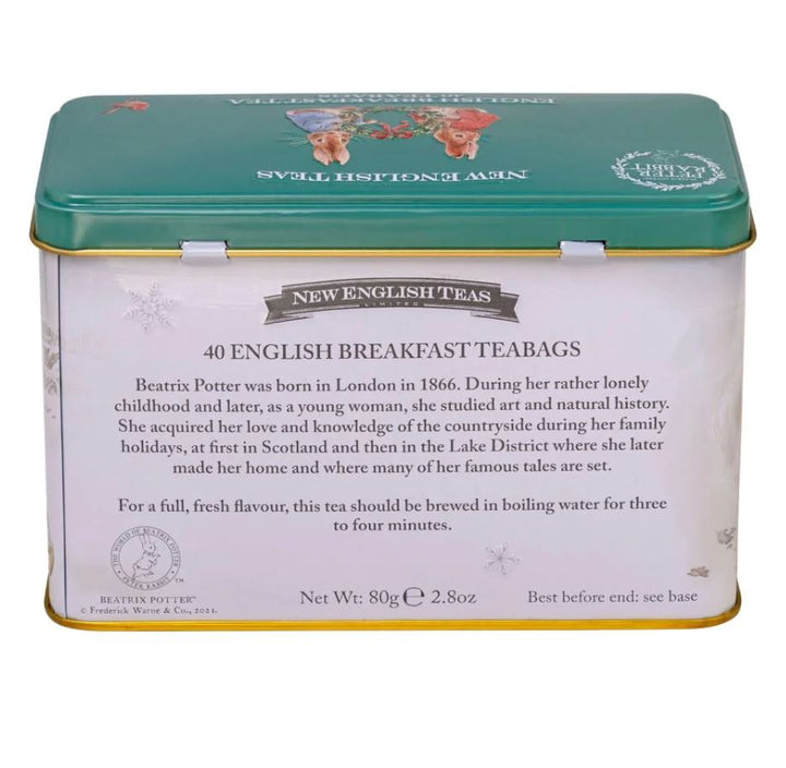 Peter Rabbit & Friends at Christmas Tea Tin