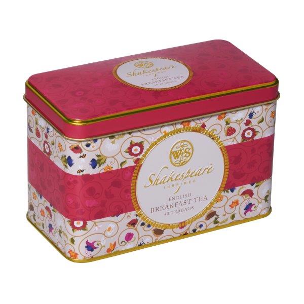 TEA SHAKESPEARE TIN 40 BAG EB