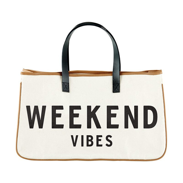 Canvas Tote Bag- Weekend Vibes
