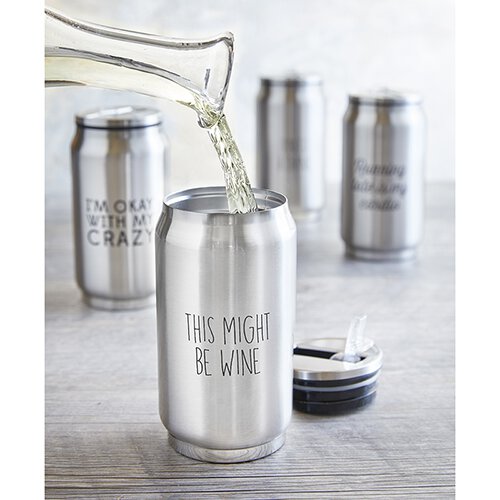 Stainless Steel Can - This Might Be Wine