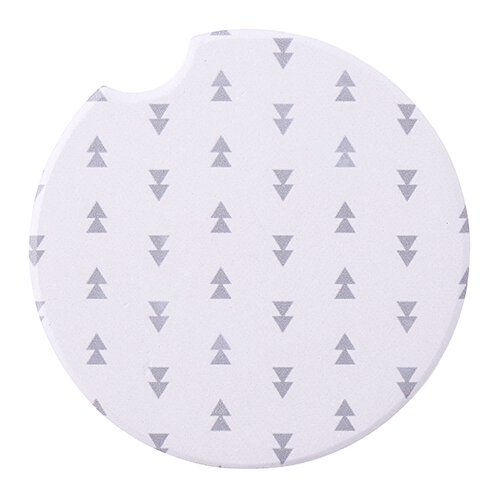 Car Coaster Ceramic - Triangles