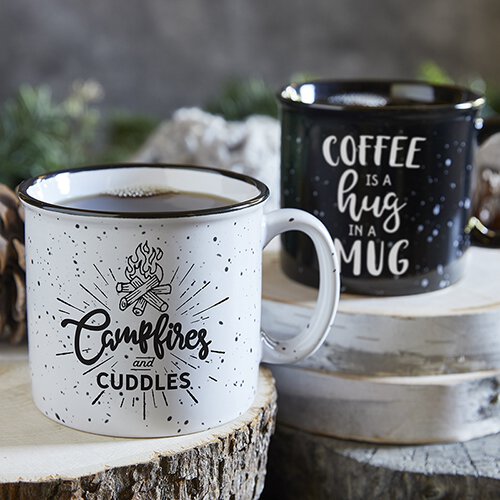 Campfire Mug Blk - Hug