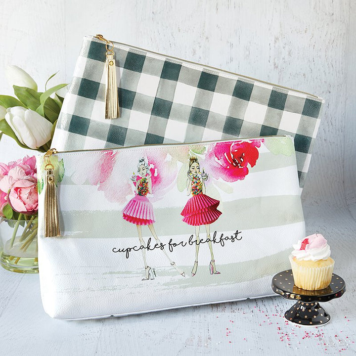 Oil Cloth Bag Large Cupcake