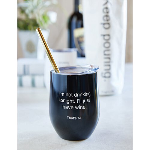 Stemless Wine Tumbler Not Drinking