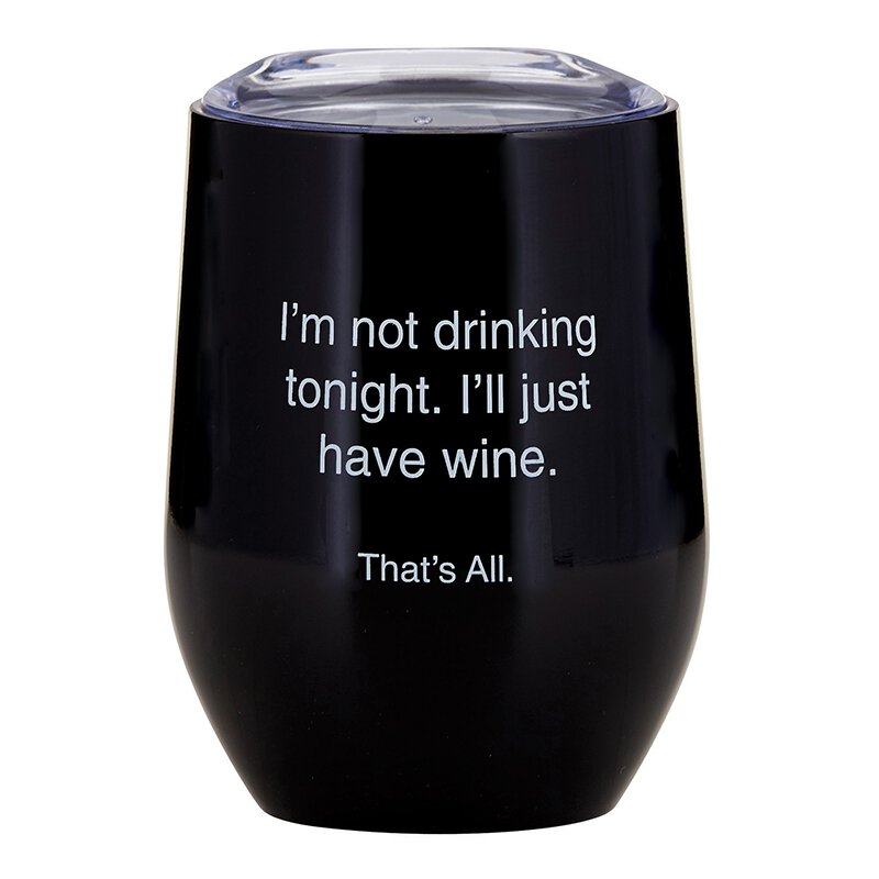 Stemless Wine Tumbler Not Drinking