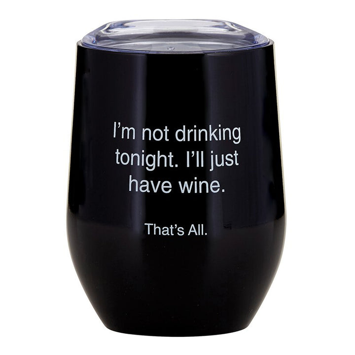 Stemless Wine Tumbler Not Drinking