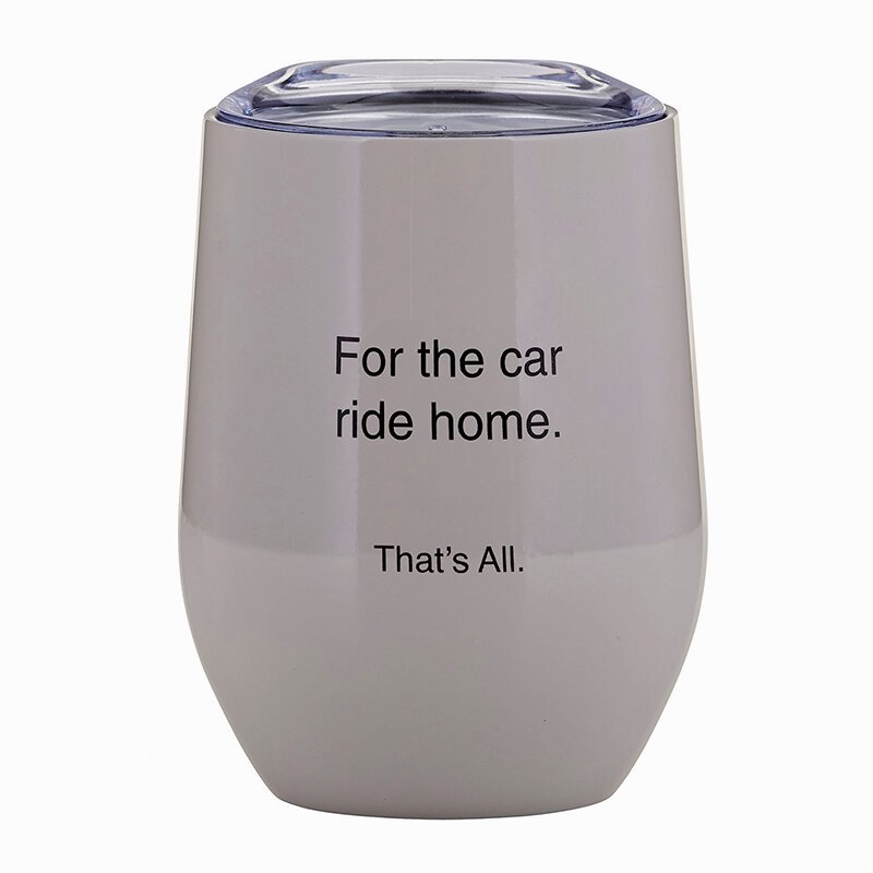 Stemless Wine Tumbler Car Ride
