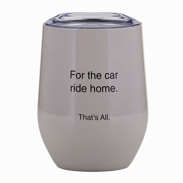 Stemless Wine Tumbler Car Ride