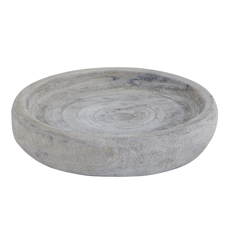Wood Bowl Small - Paulownia, Grey