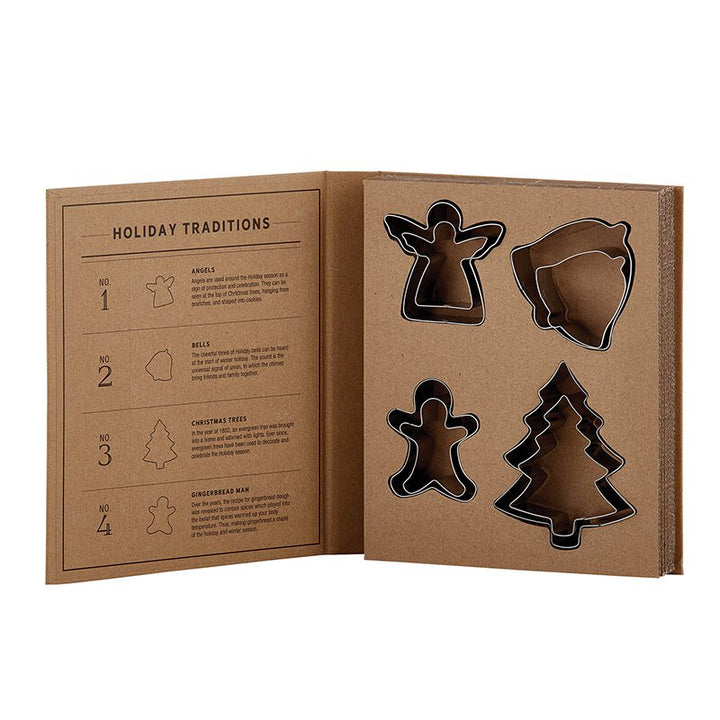 Cardboard Book Set - Holiday Cookie Cutter