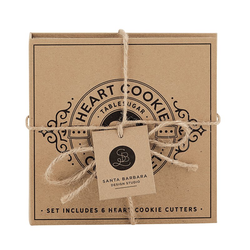 Cardboard Book Set - Heart Cookie Cutters
