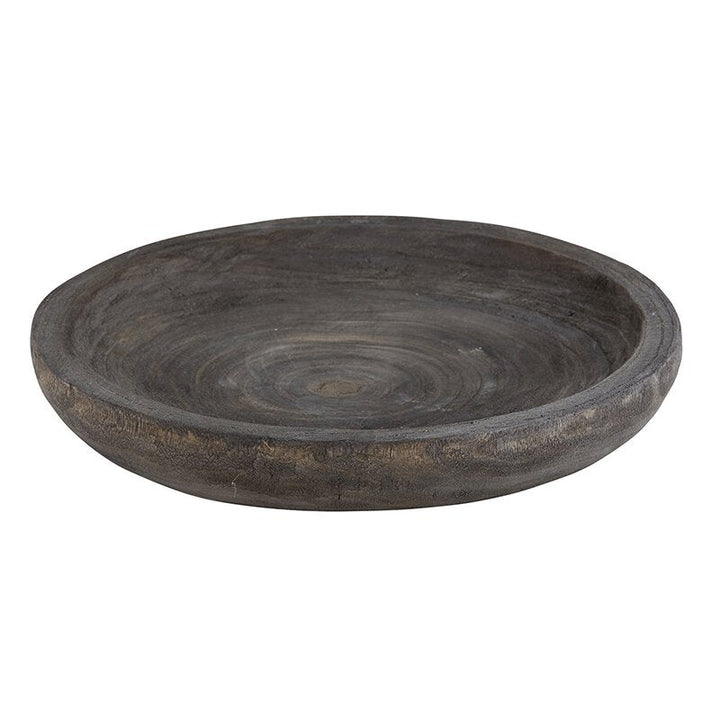 Wood Bowl Medium - Paulownia, Charcoal