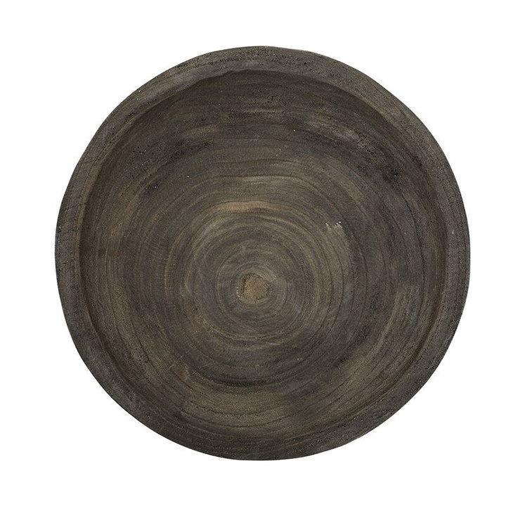 Wood Bowl Medium - Paulownia, Charcoal