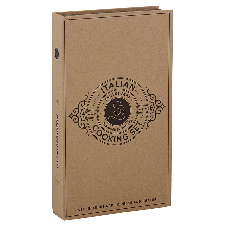 Cardboard Book Set - Italian Cooking
