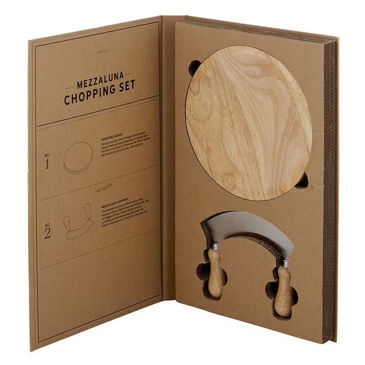 Cardboard Book Set - Mezzaluna Chopping