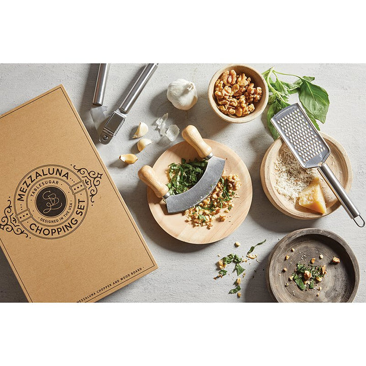 Cardboard Book Set - Mezzaluna Chopping