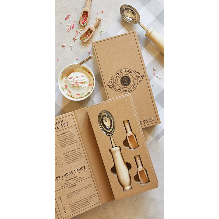 Cardboard Book Set - Ice Cream Sundae